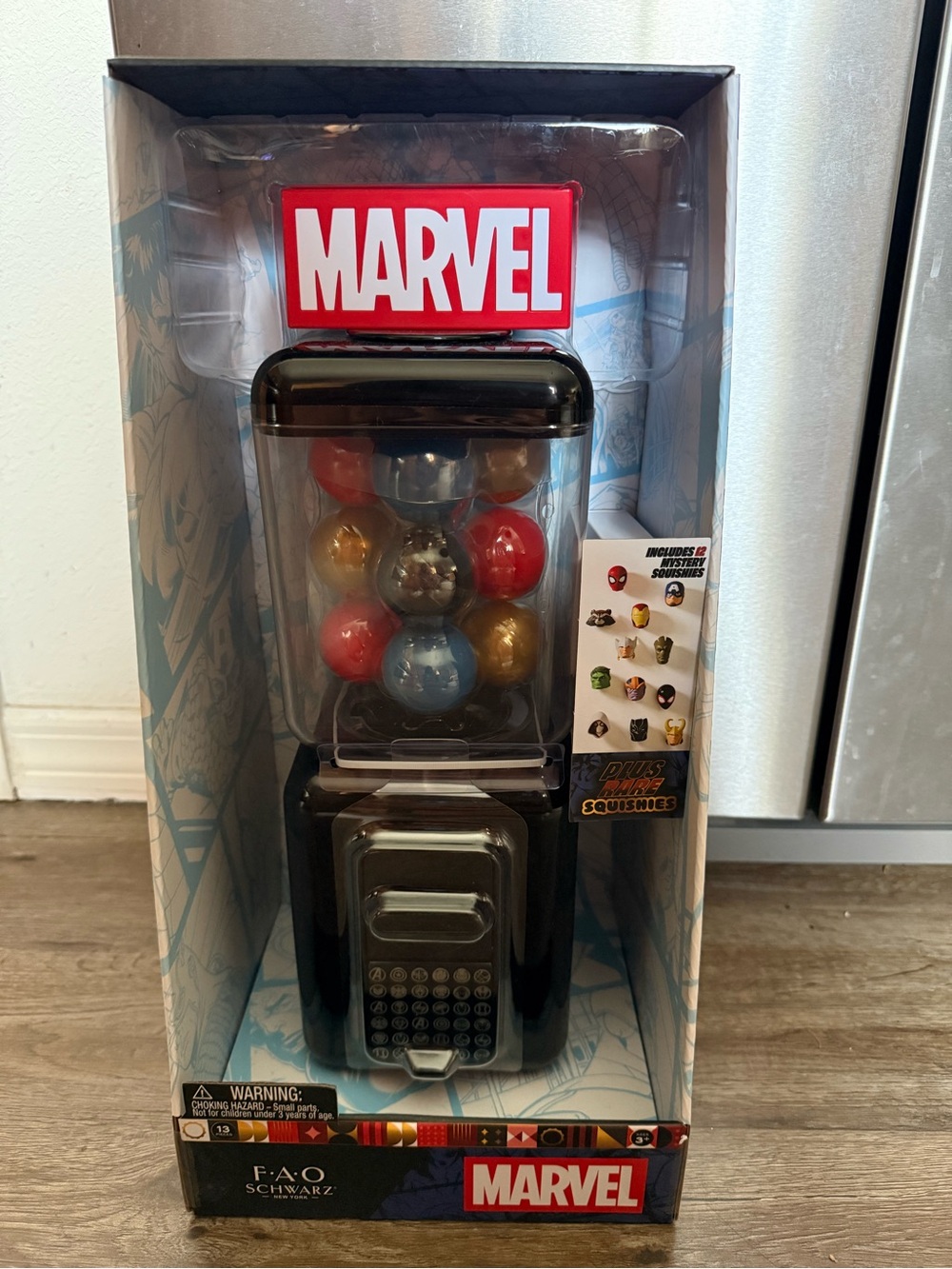 New FAO Schwarz Marvel Toy Vending Machine